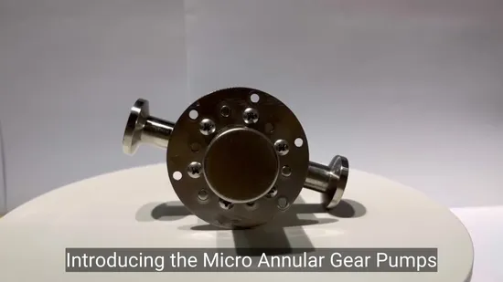 Micro Annular Gear Pumps Ideal for Flow Chemistry Continuous Processing